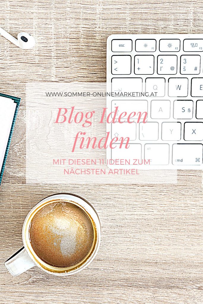 Ideen für Blogartikel finden