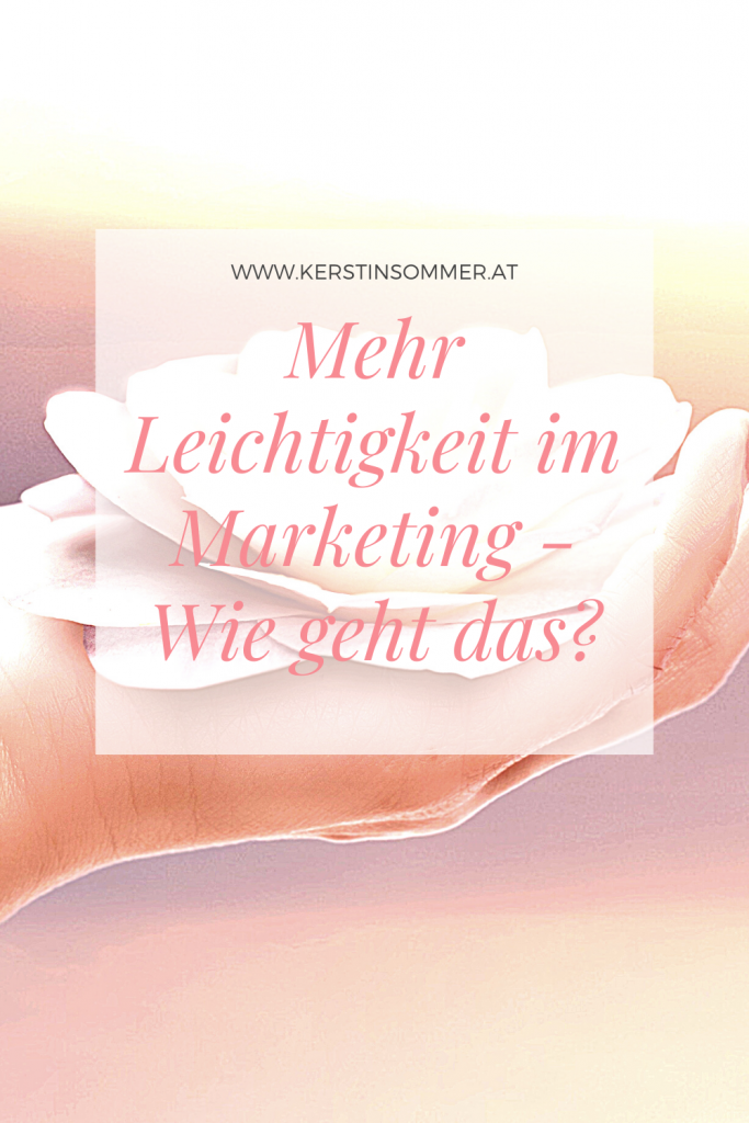 Leichtigkeit ins Marketing bringen