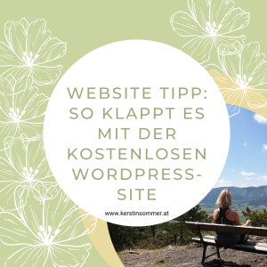 Tipps kostenlose WordPress Website