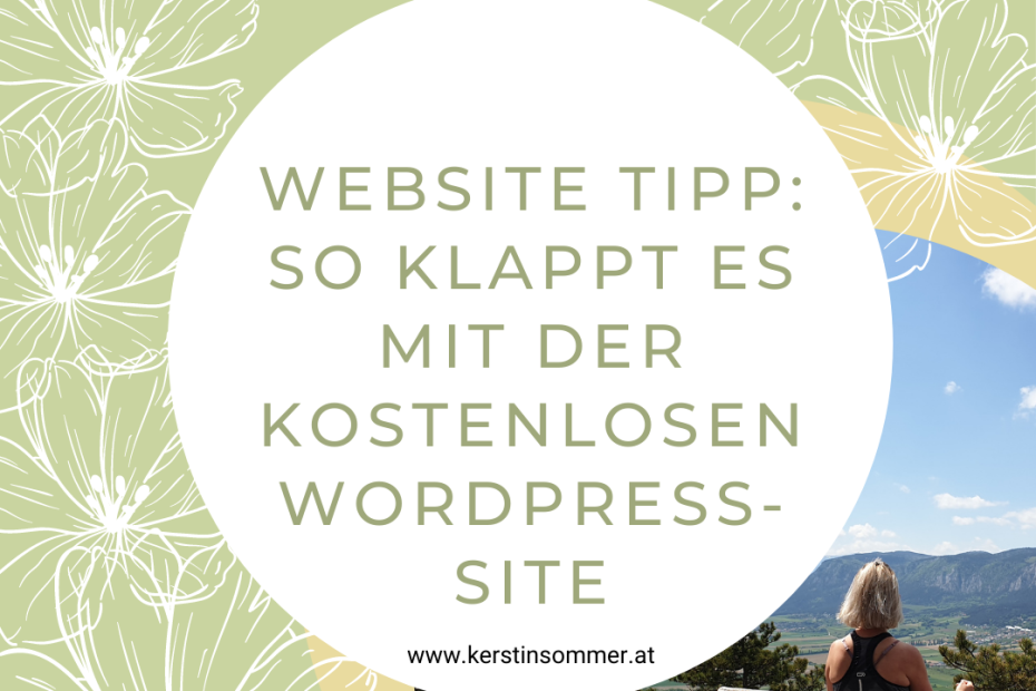Tipps kostenlose Wordpress Website