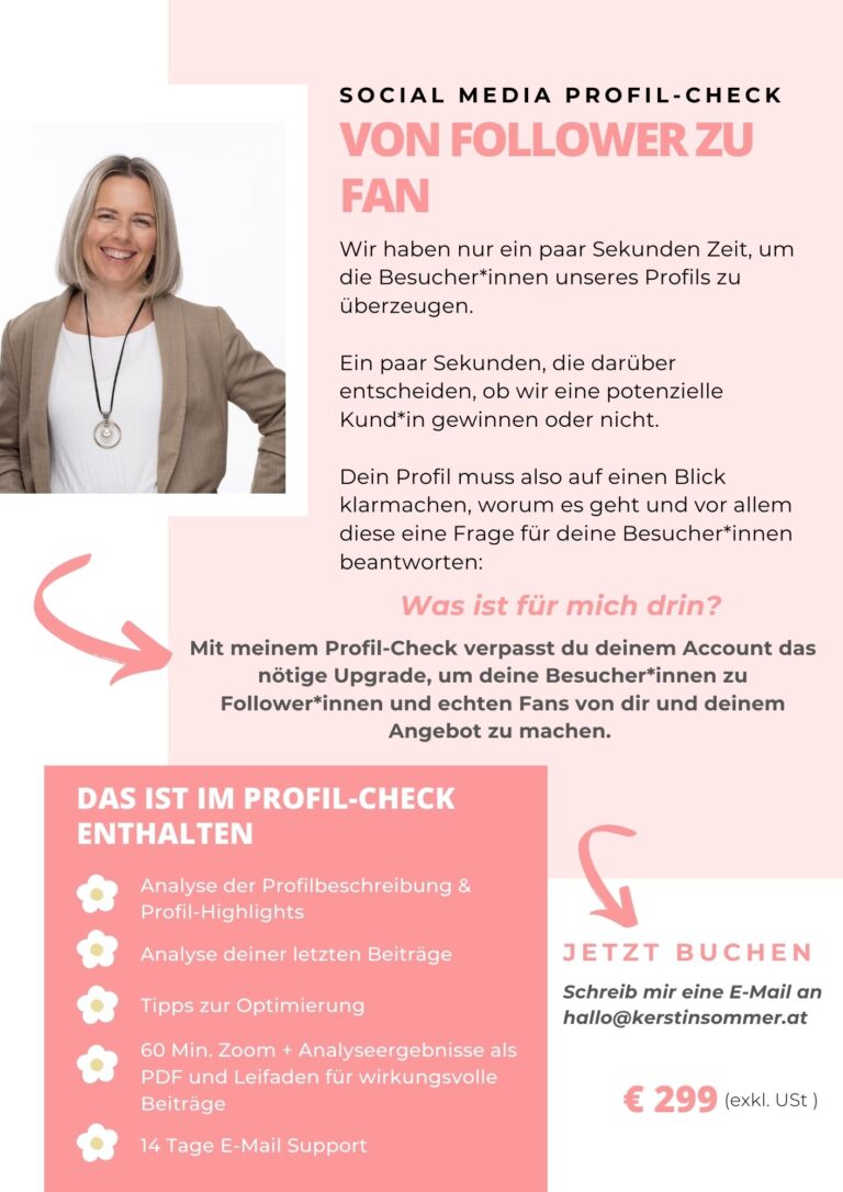 Social Media Profilanalyse